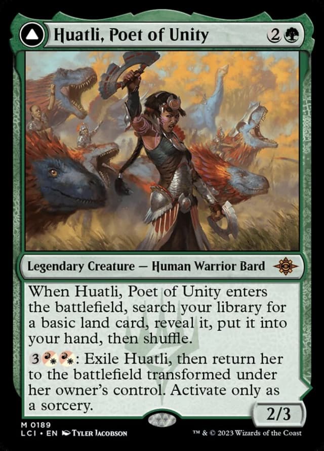 Huatli, Poet of Unity // Roar of the Fifth People image
