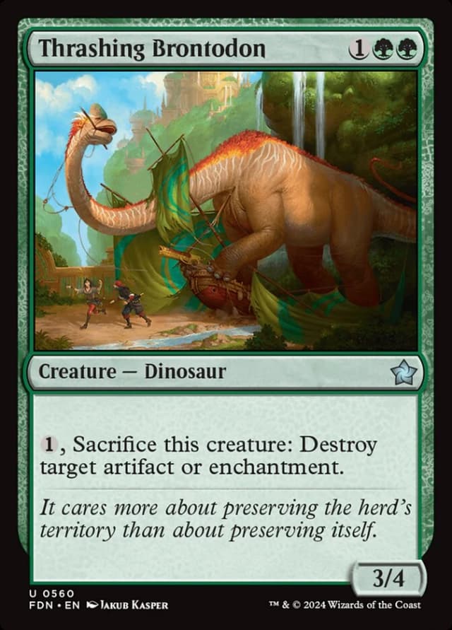 Thrashing Brontodon image