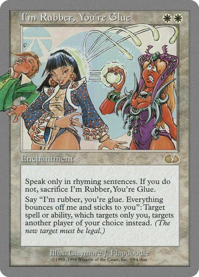I'm Rubber, You're Glue image