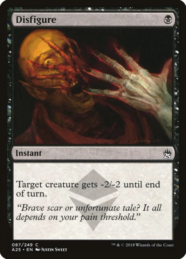 Disfigure image