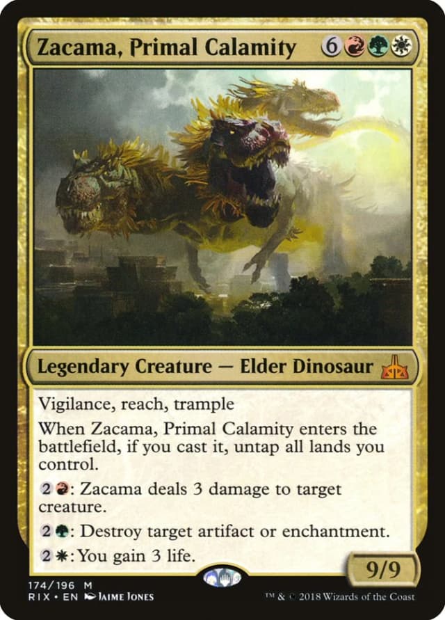 Zacama, Primal Calamity image