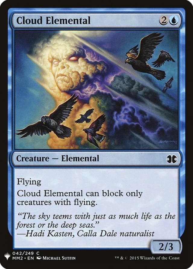 Cloud Elemental image