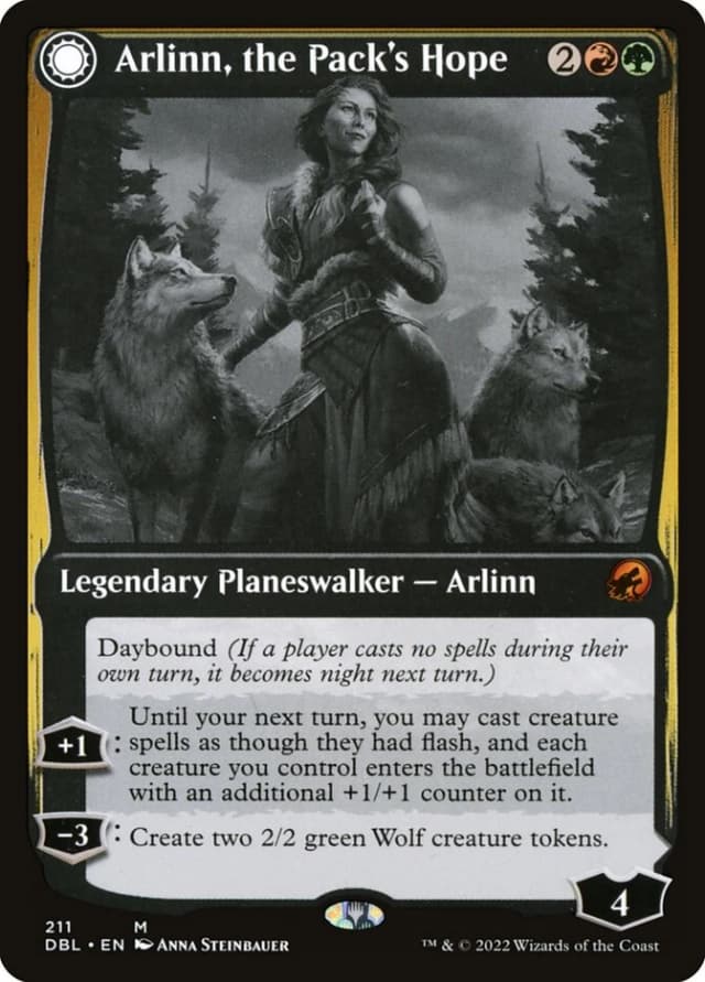 Arlinn, the Pack's Hope // Arlinn, the Moon's Fury image