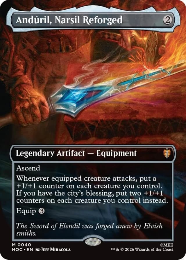 Andúril, Narsil Reforged image