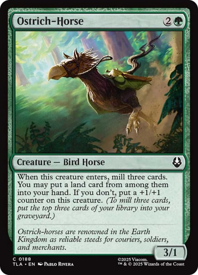 Ostrich-Horse image
