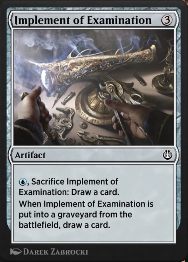 Implement of Examination image