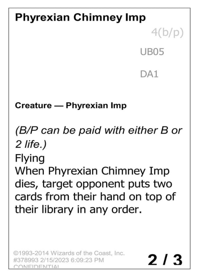 Phyrexian Chimney Imp image