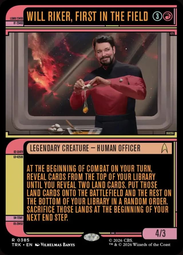 Will Riker, First in the Field image