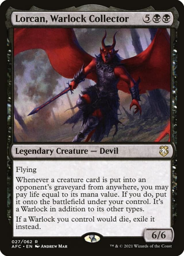 Lorcan, Warlock Collector image