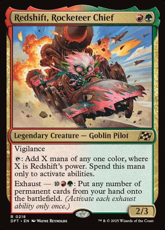 Redshift, Rocketeer Chief image