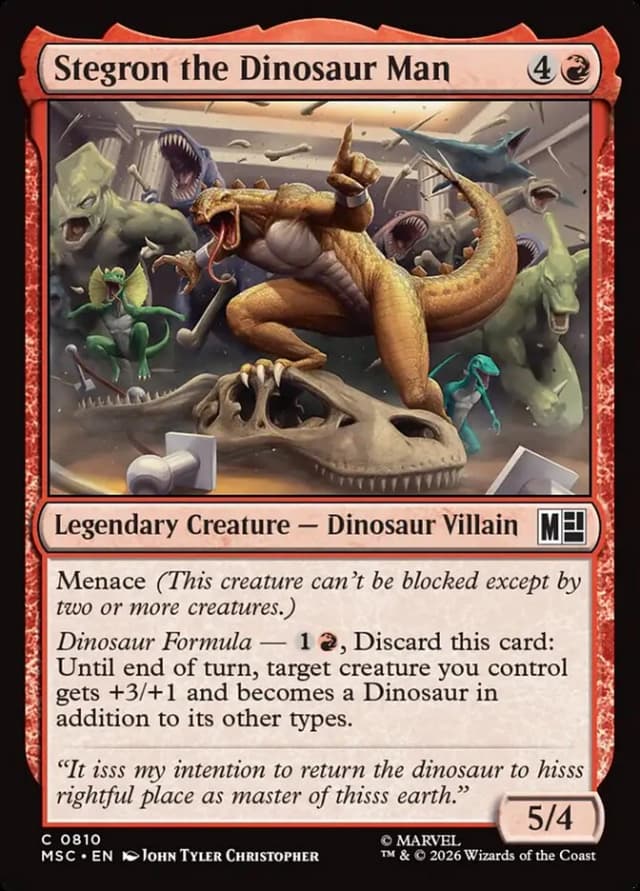 Stegron the Dinosaur Man image