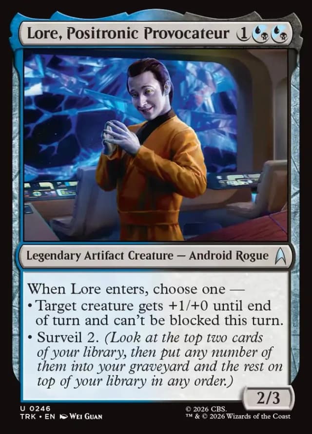 Lore, Positronic Provocateur image