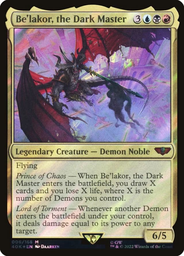 Be'lakor, the Dark Master image