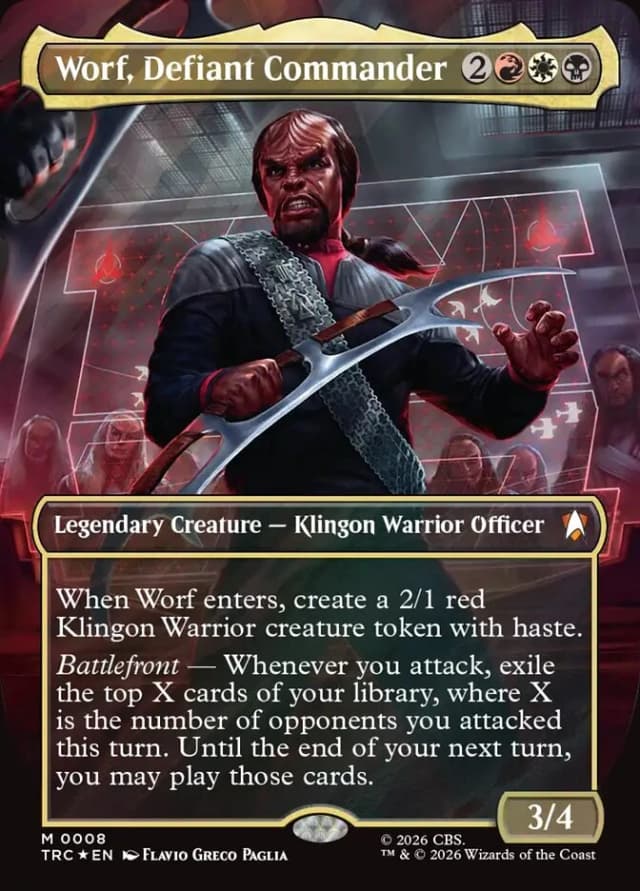 Worf, Defiant Commander image