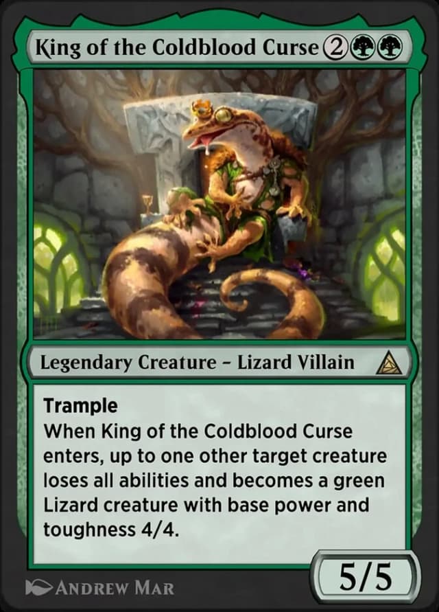 Lizard, Connors's Curse image