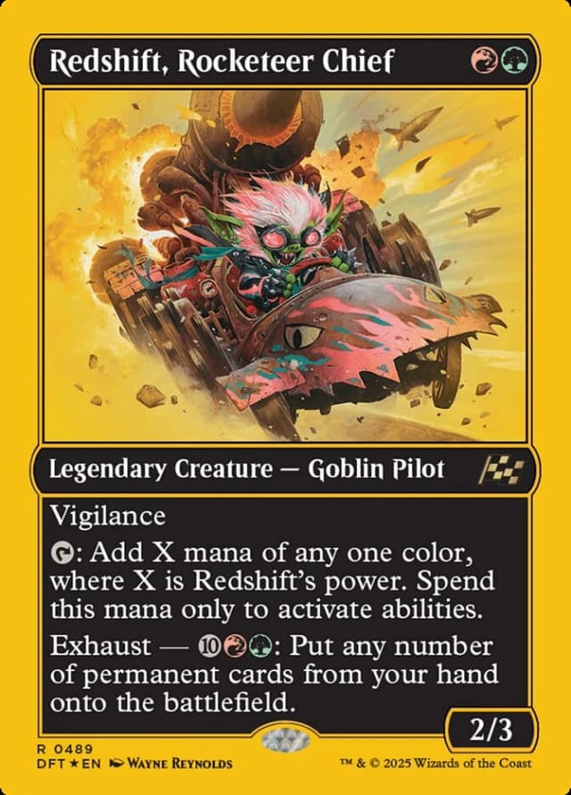 Redshift, Rocketeer Chief image