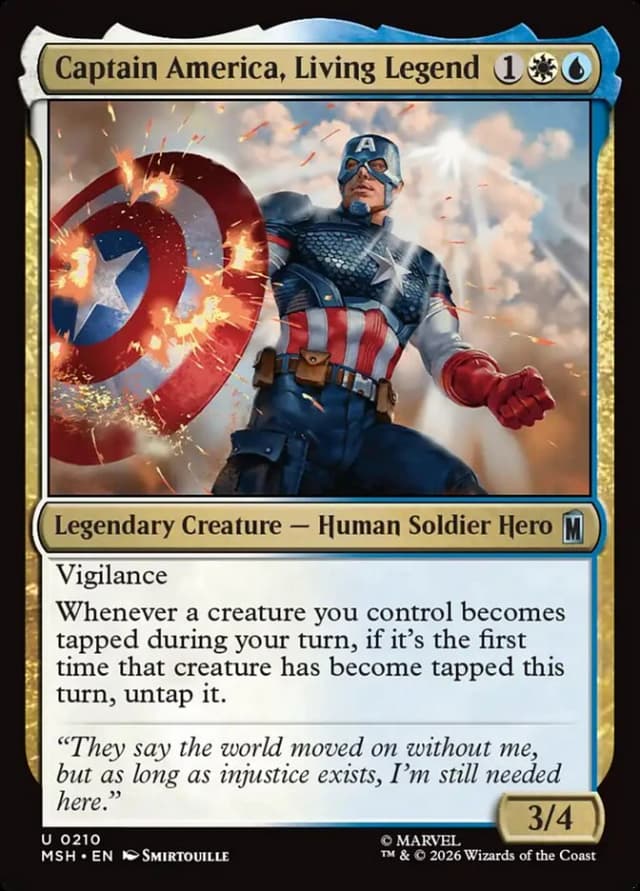 Captain America, Living Legend image