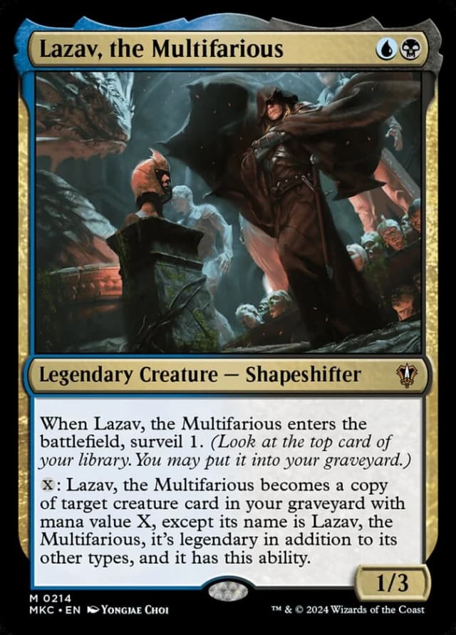 Lazav, the Multifarious image