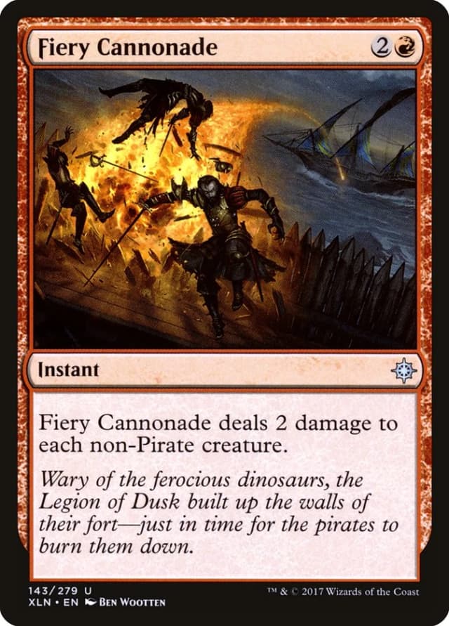 Fiery Cannonade image
