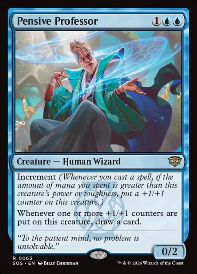 Pensive Professor image