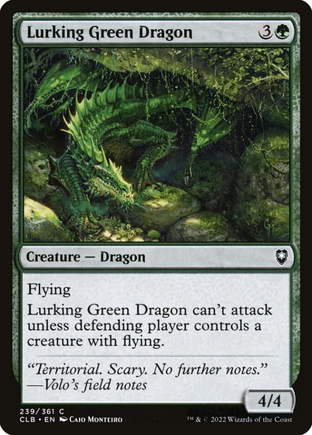 Lurking Green Dragon image