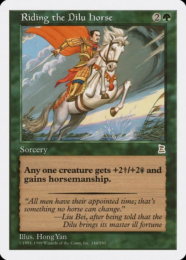 Riding the Dilu Horse image