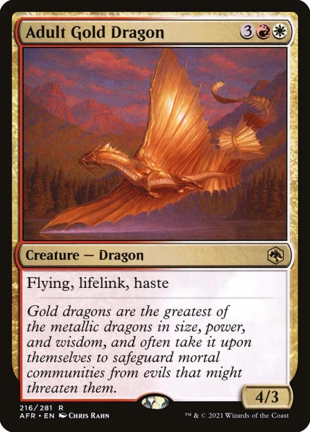 Adult Gold Dragon image