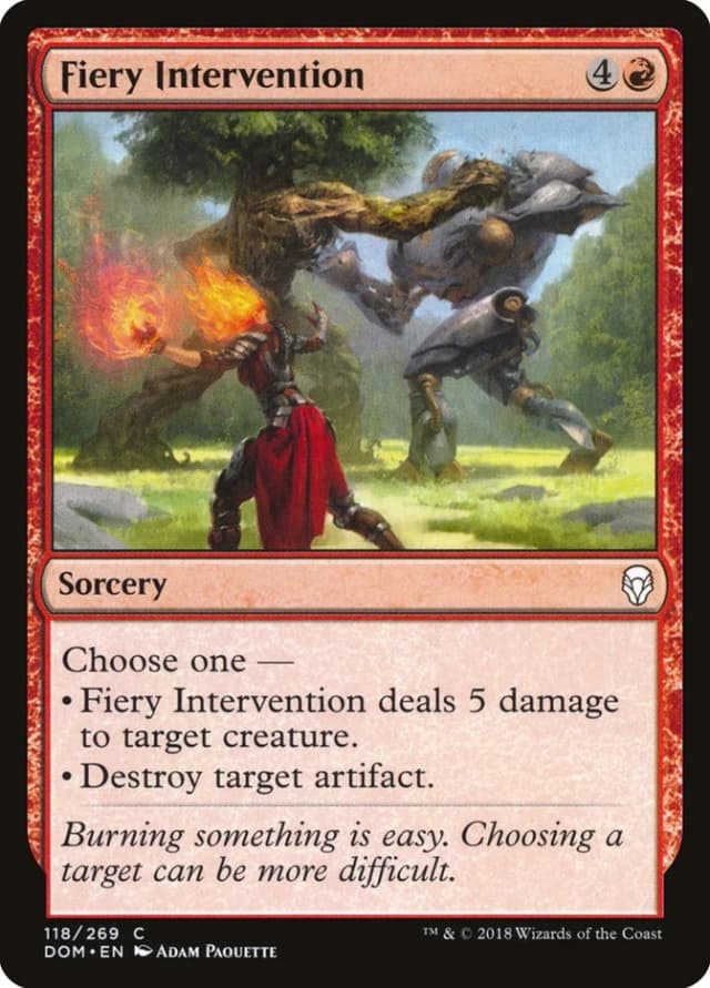 Fiery Intervention image