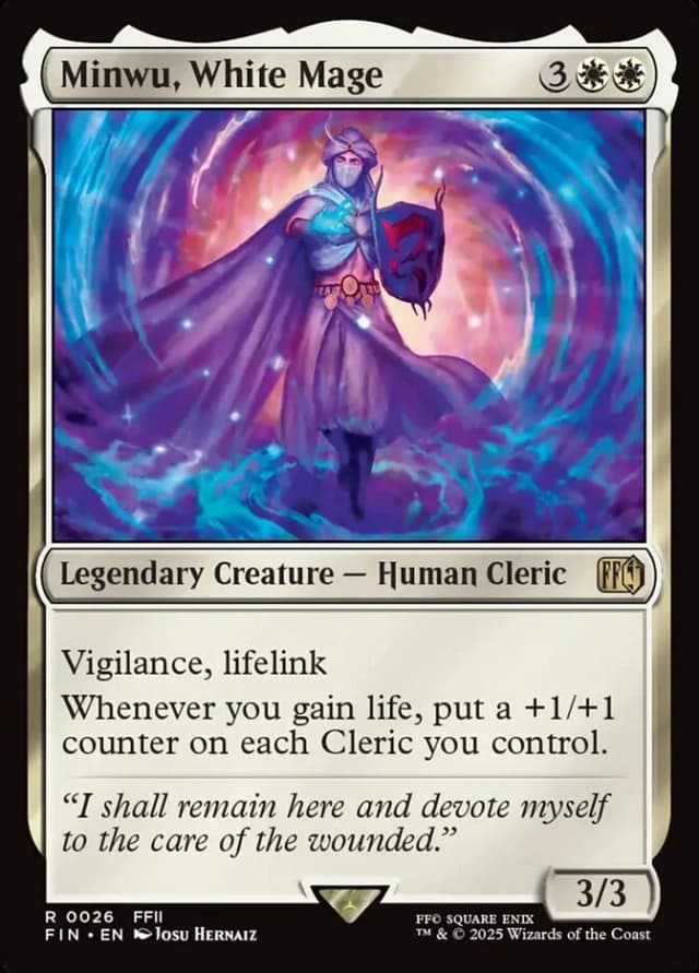 Minwu, White Mage image