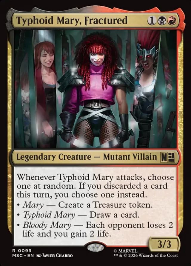 Typhoid Mary, Fractured image
