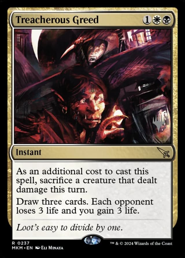 Treacherous Greed image