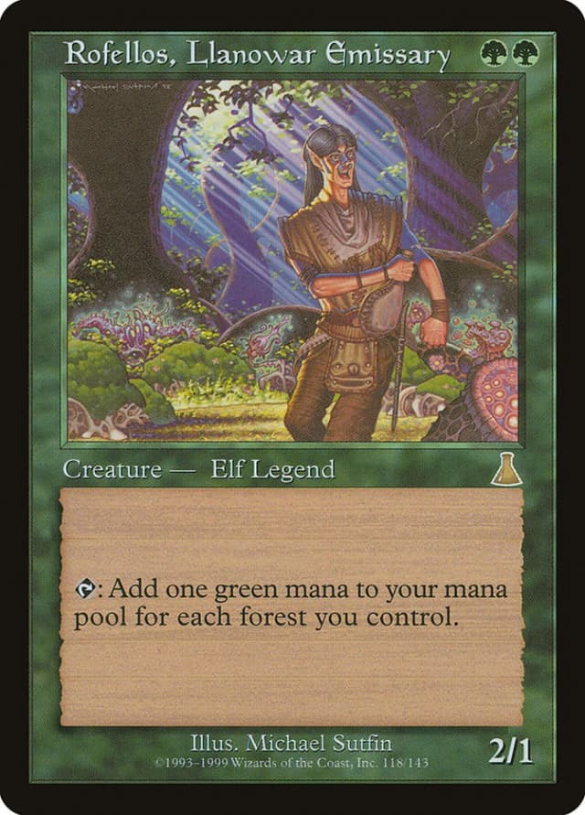Rofellos, Llanowar Emissary image