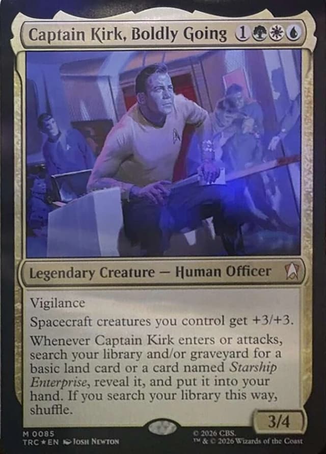 Captain Kirk, Boldly Going image