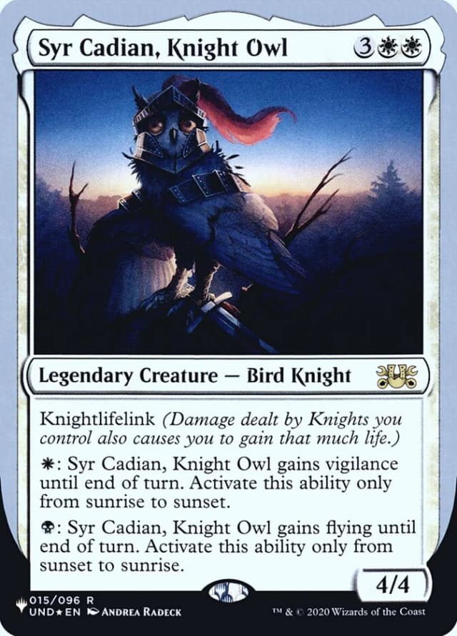Syr Cadian, Knight Owl image