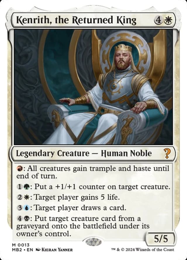 Kenrith, the Returned King image