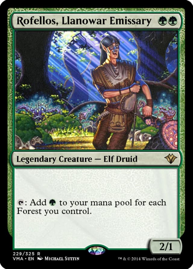Rofellos, Llanowar Emissary image