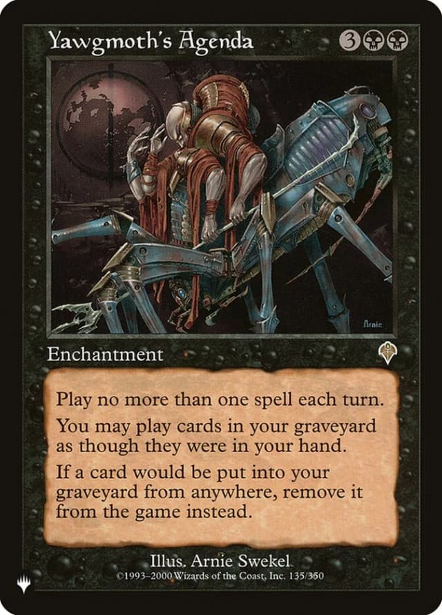Yawgmoth's Agenda image