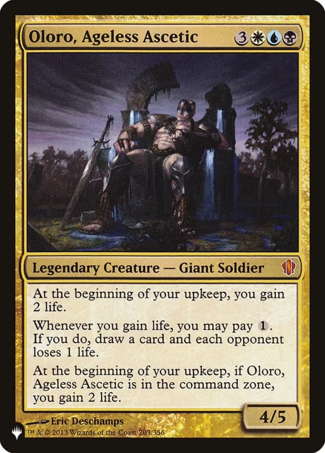 Oloro, Ageless Ascetic image