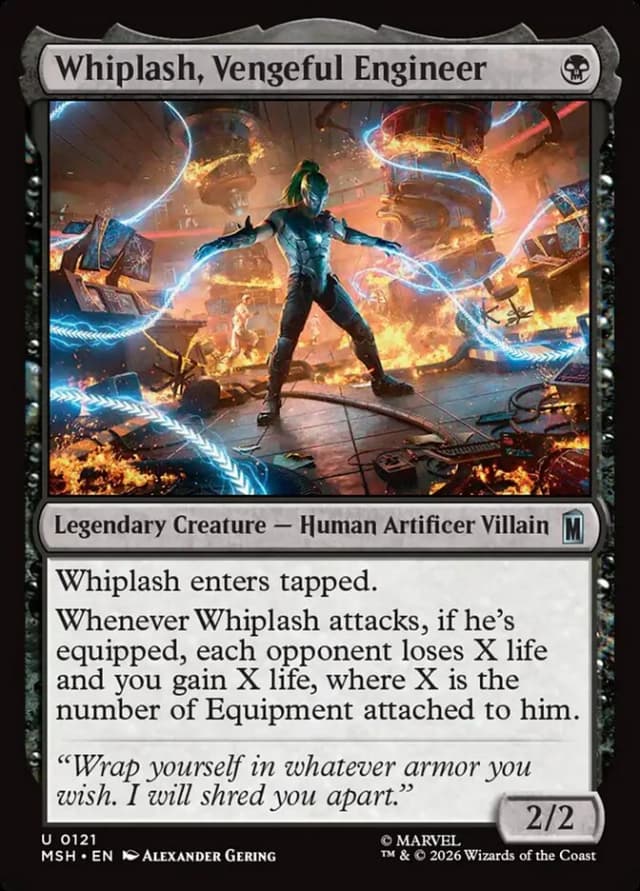 Whiplash, Vengeful Engineer image