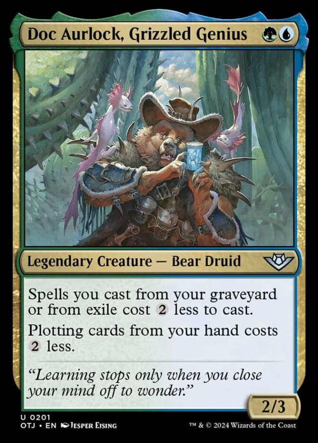 Doc Aurlock, Grizzled Genius image