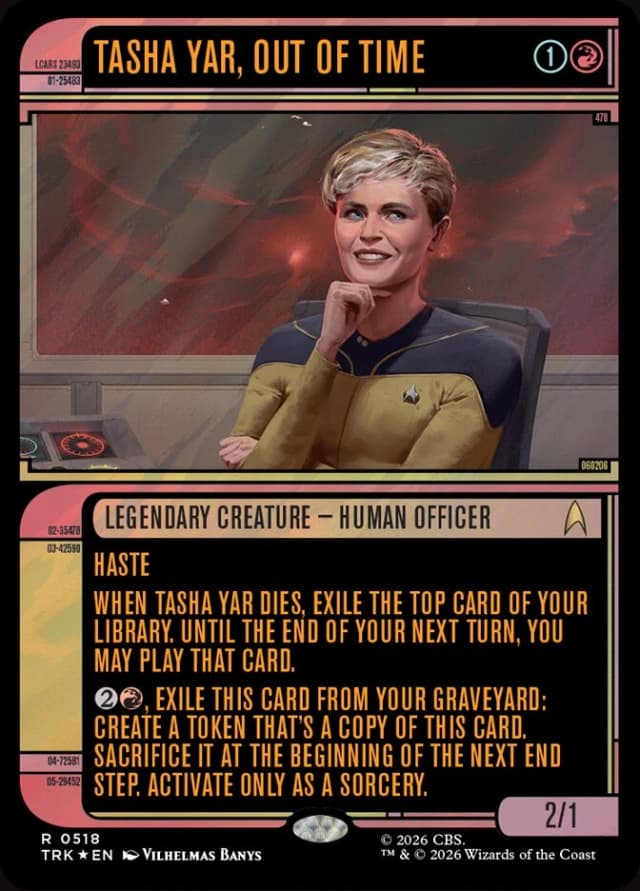 Tasha Yar, Out of Time image