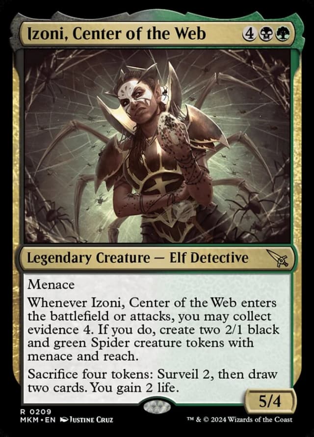 Izoni, Center of the Web image