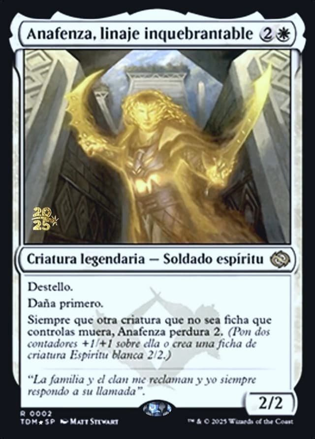 Anafenza, Unyielding Lineage image