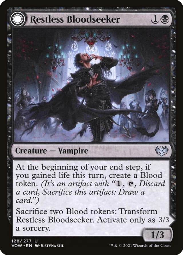 Restless Bloodseeker // Bloodsoaked Reveler image