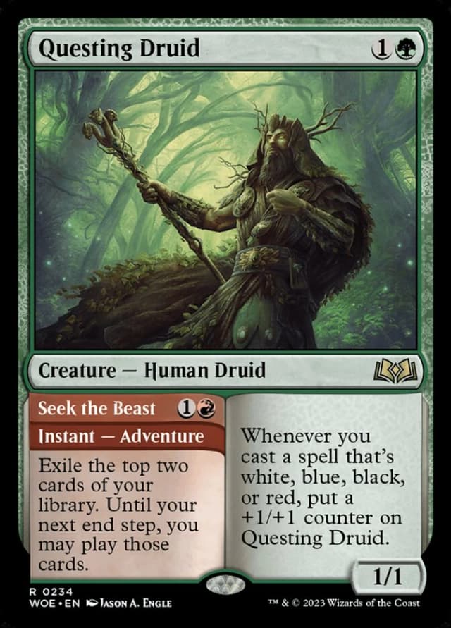 Questing Druid // Seek the Beast image
