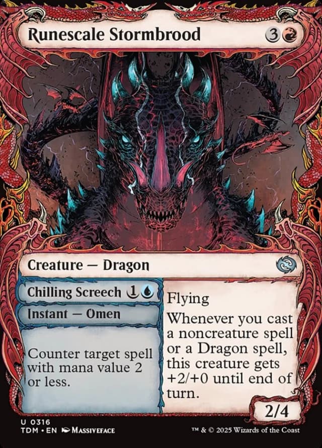 Runescale Stormbrood // Chilling Screech image