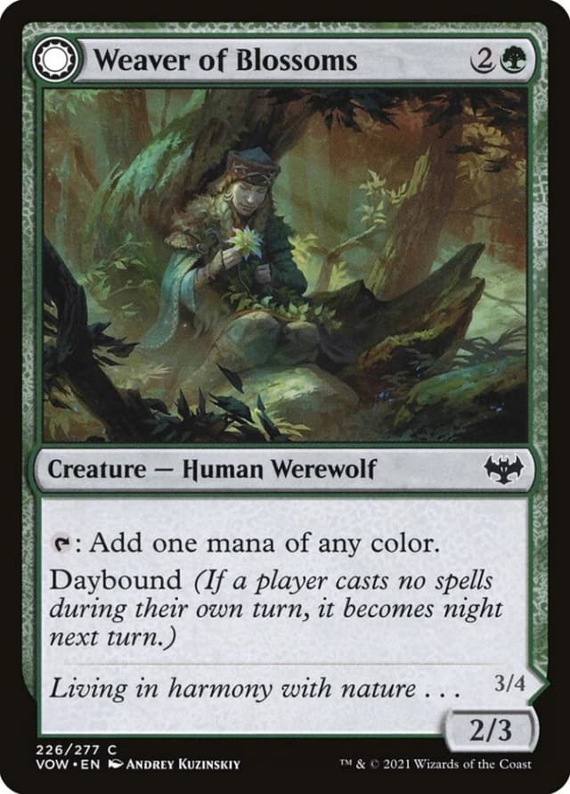 Weaver of Blossoms // Blossom-Clad Werewolf image
