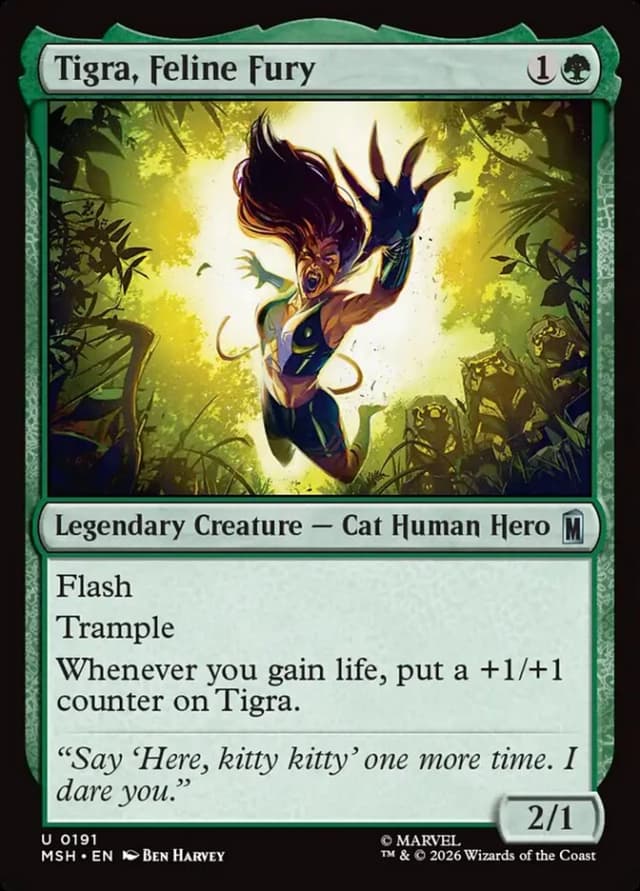 Tigra, Feline Fury image