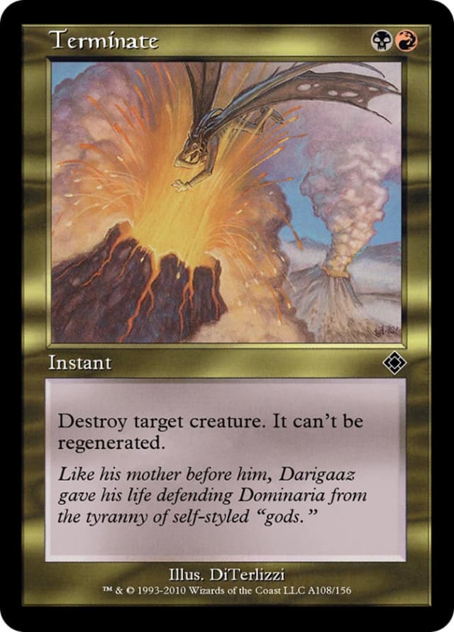 Terminate image