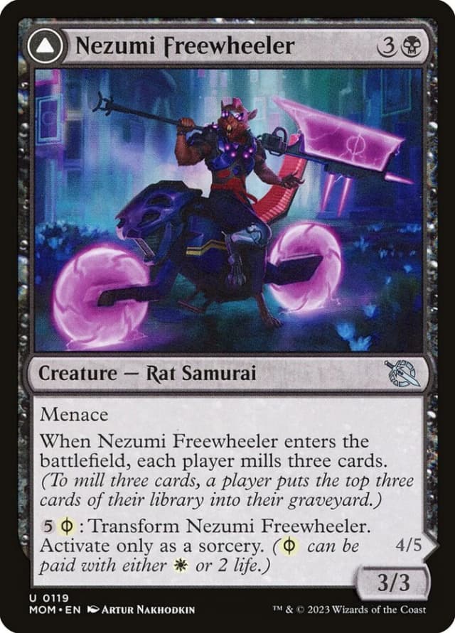 Nezumi Freewheeler // Hideous Fleshwheeler image